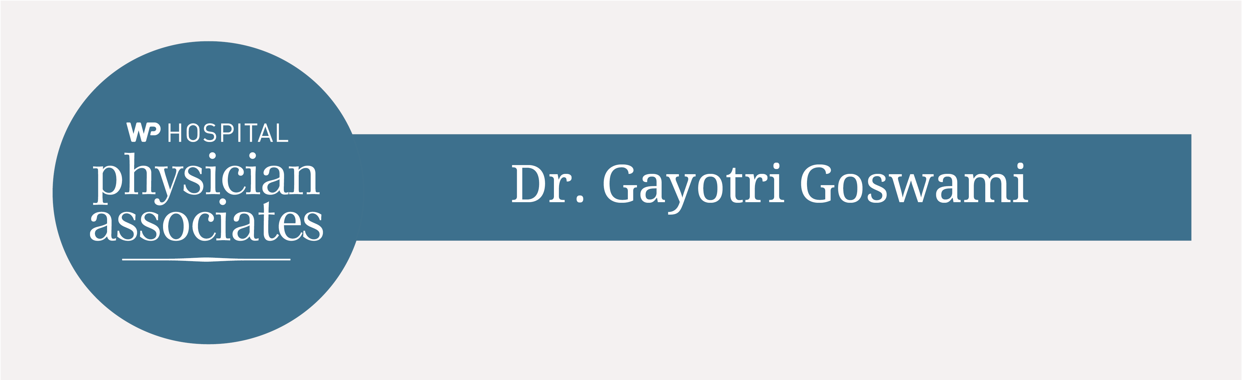 Endocrinologist Dr. Gayotri Goswami Joins WPHPA
